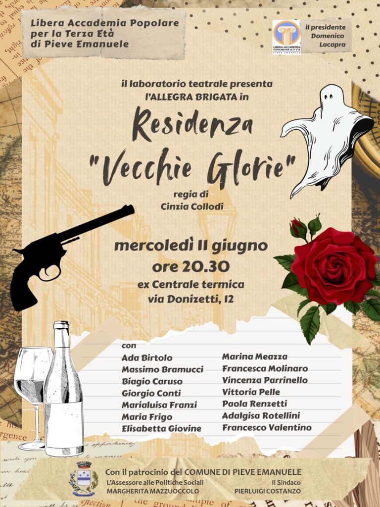 Locandina Residenza Vecchie Glorie